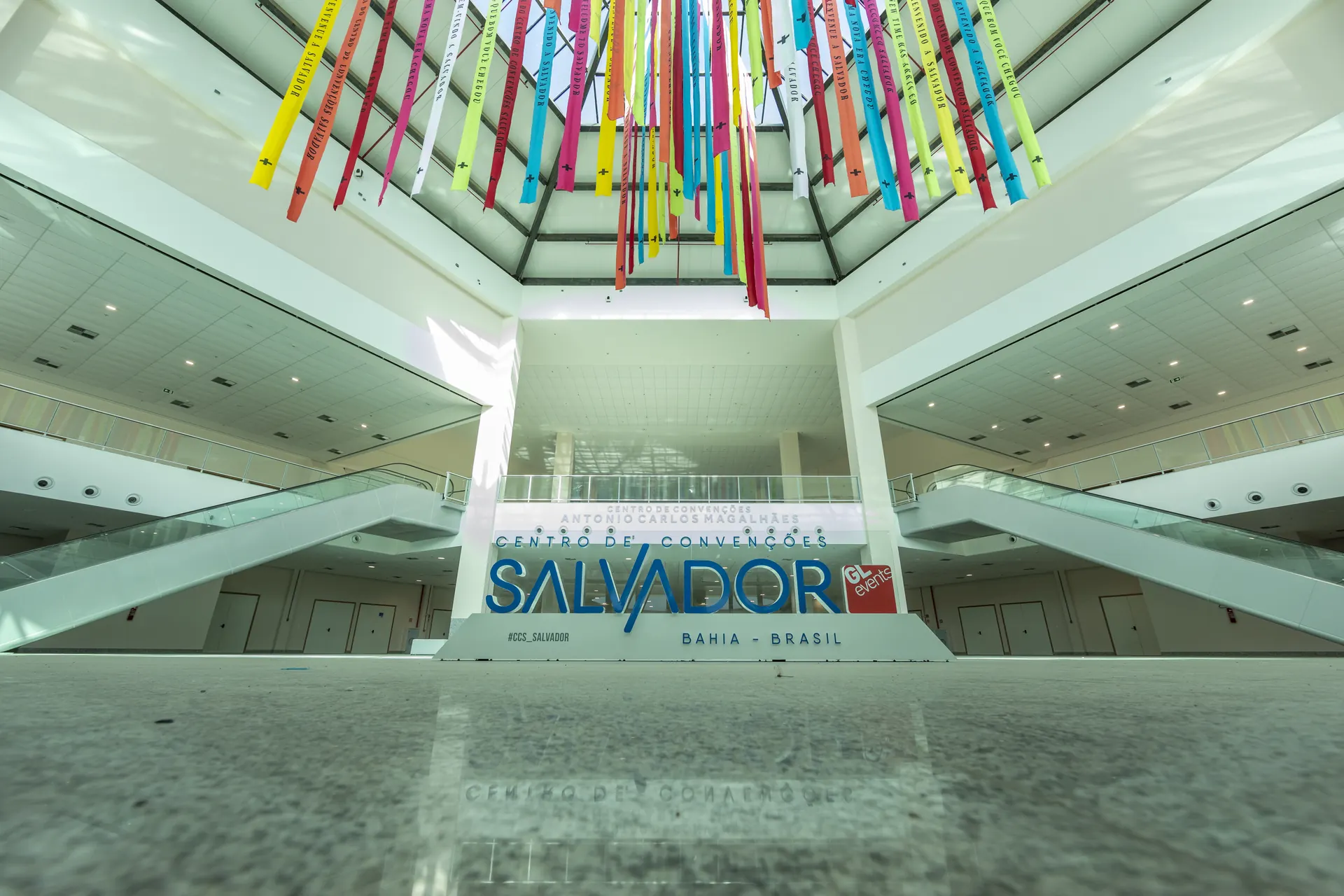 Main entrance of the Salvador Convention Center